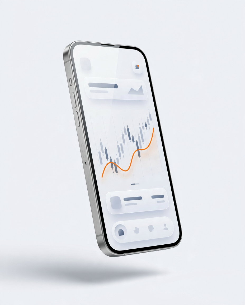 New Era Investment trading app running on a smartphone